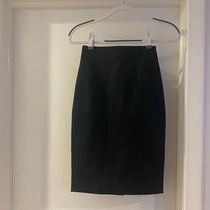 Banana Republic black pencil skirt 00P NWT